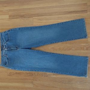 Izod Jeans Stretch Womens 14 Straight Leg Jeans Medium Wash